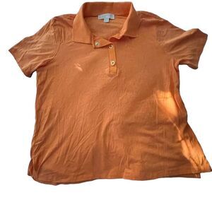 🪩 MICHAEL Michael Kors Orange Top Large 787